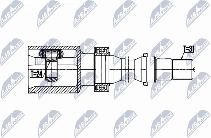 Joint Kit, drive shaft NPW-MZ-061
