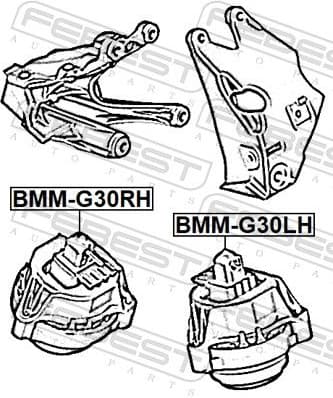 Mounting, engine BMM-G30LH - image 2