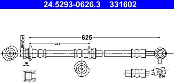 Brake Hose 24529306263 - image 3