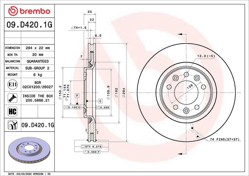Brake Kit, disc brake BEYOND LINE - Greenance KT 10 051 - image 3