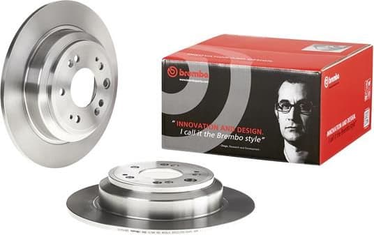 Brake discs kit rear, (2pcs), Top Quality 08.B360.10 - image 4