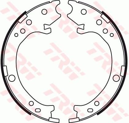 Brake Shoe Set, parking brake GS8779