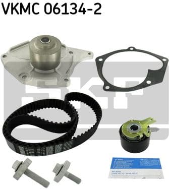 Timing belt kit with water pump SKF VKMC 06134-2 - image 3