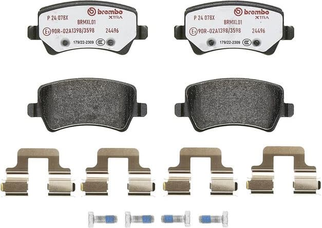Brake Pad Set, disc brake XTRA LINE P24078X - image 2