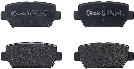Brake Pad Set, disc brake PRIME LINE P54062 - image 3