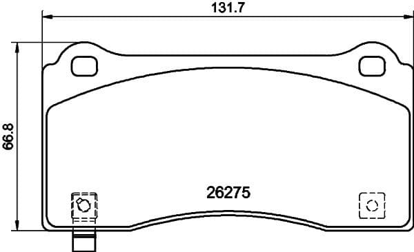 Brake Pad Set, disc brake 8DB 355 040-861 - image 4