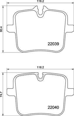 Brake Pad Set, disc brake PRIME LINE P06109 - image 2