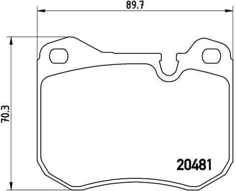 Brake Pad Set, disc brake PRIME LINE P65002 - image 3