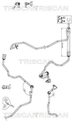 Hydraulic Hose, steering 8516 27007