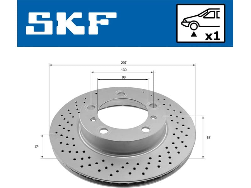 Brake Disc VKBD 80904 V1 - image 2