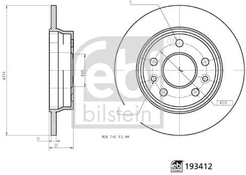 Brake Disc 193412