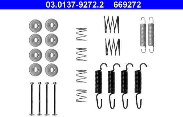 Accessory Kit, parking brake shoes 03.0137-9272.2 - image 2