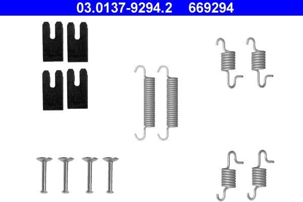 Accessory Kit, parking brake shoes 03.0137-9294.2 - image 2