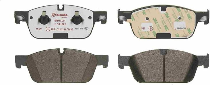 Brake Pad Set, disc brake XTRA LINE P50102X - image 3