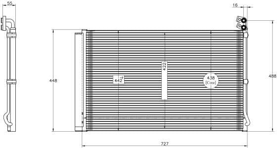 Condenser, air conditioning 350608 - image 5