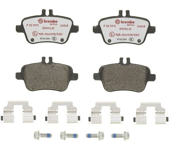 Brake Pad Set, disc brake XTRA LINE P50091X - image 2
