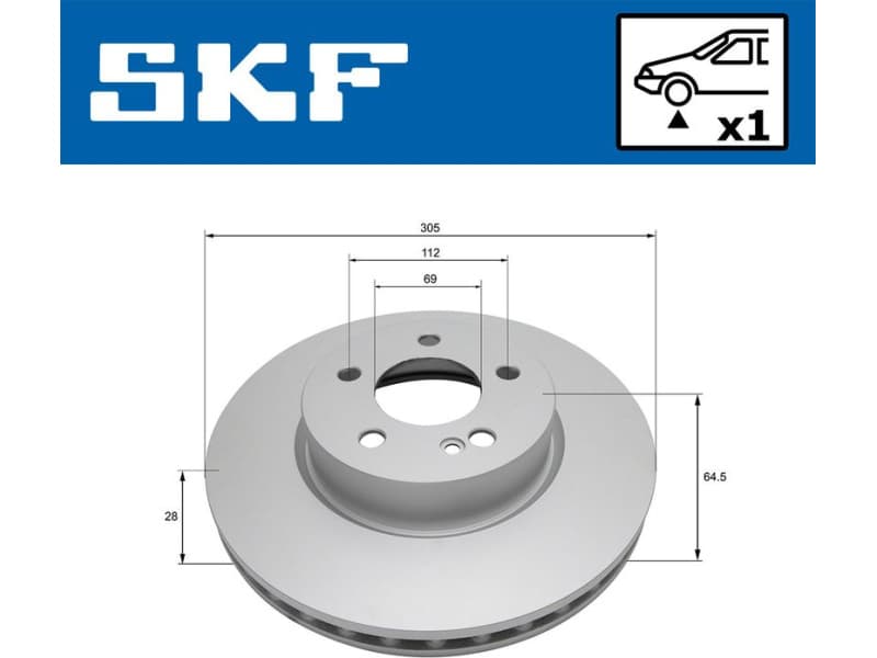 Brake Disc VKBD 81113 V1 - image 2