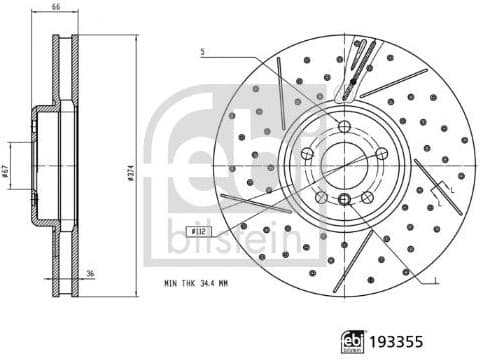 Brake Disc 193355