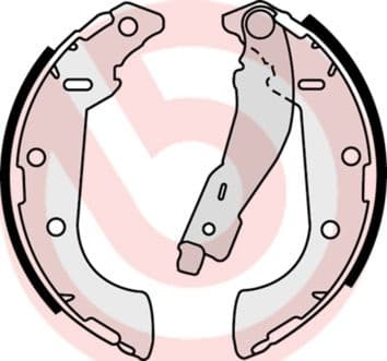 Brake Shoe Set ESSENTIAL LINE S61521 - image 3