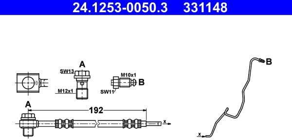 Brake Hose 24.1253-0050.3 - image 2