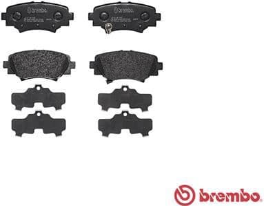 Brake pads rear, Top Quality P49049 - image 3