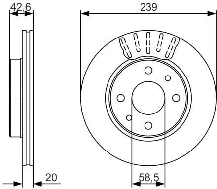 Brake Disc 0986479082 - image 5