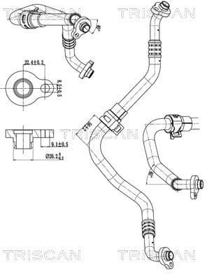 High/Low-pressure Line, air conditioning 9010 27001
