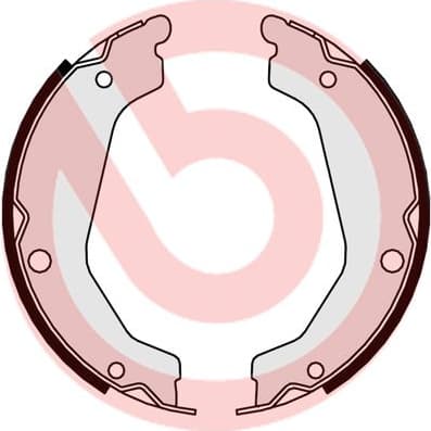 Brake Shoe Set, parking brake ESSENTIAL LINE S30531 - image 3