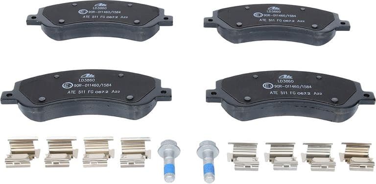 Brake Pad Set, disc brake ATE Ceramic 13.0470-3860.2 - image 3