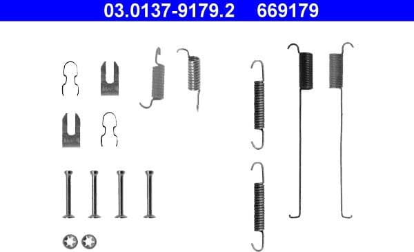 Accessory Kit, brake shoes 03.0137-9179.2 - image 2