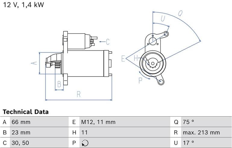 Starter 0 986 027 500