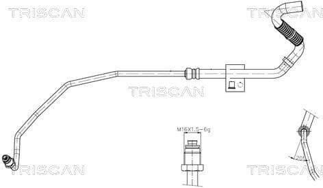 Hydraulic Hose, steering 8516 29080