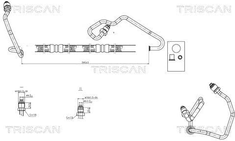 Hydraulic Hose, steering 8516 24002