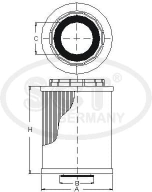Filter oil SH423P - image 5