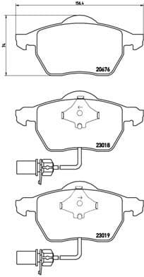 Brake Pad Set, disc brake PRIME LINE P85085