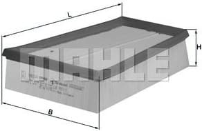 Filter air LX957/3 - image 2