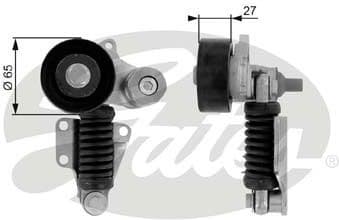 Belt Tensioner, V-ribbed belt DriveAlign™ T38399