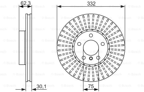 Brake Disc 0986479624 - image 2