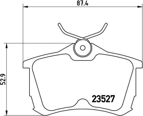 Brake Pad Set, disc brake PRIME LINE P28030