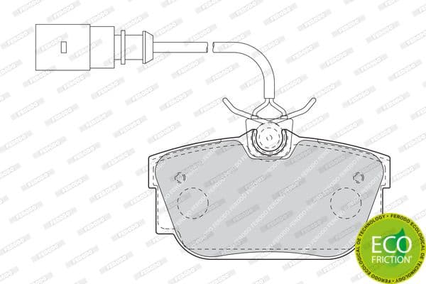 Brake pads rear, Top Quality FDB1482 - image 4