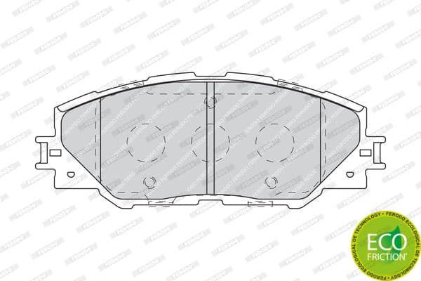 Brake pads front, Top Quality FDB4136 - image 2