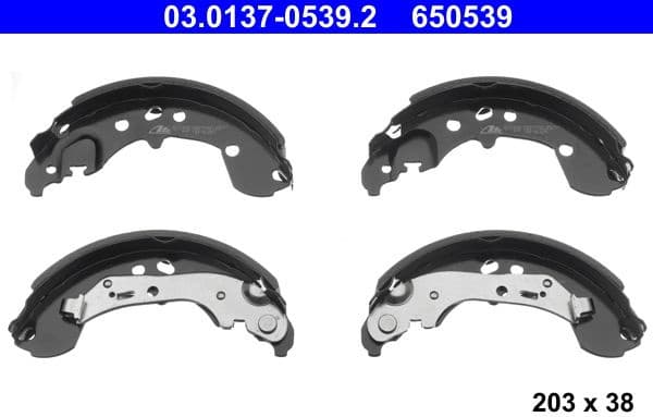 Brake Shoe Set 03.0137-0539.2 - image 4