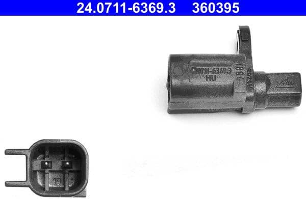 Sensor, wheel speed 24.0711-6369.3 - image 2
