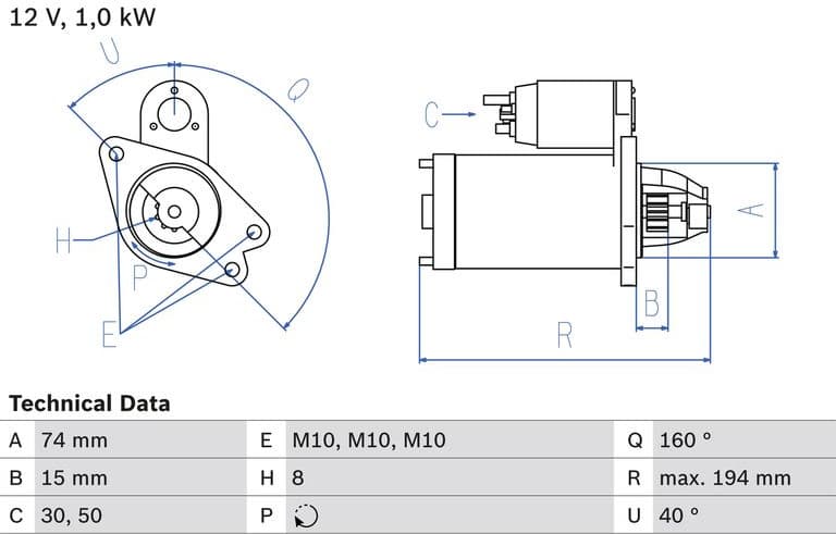 Starter 0986023920 - image 2