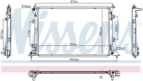 Radiator, engine cooling 607104 - image 5