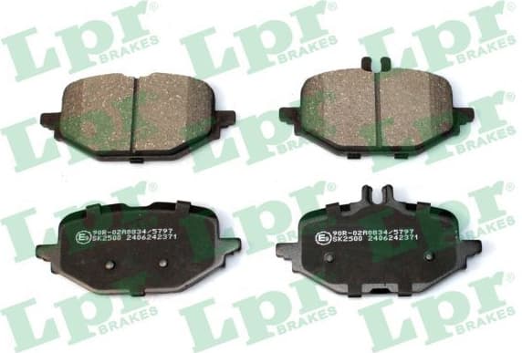 Brake Pad Set, disc brake 05P2371