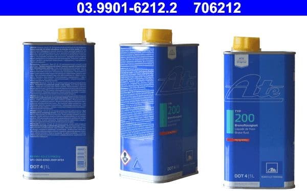 Brake Fluid Type 200 New Racing 03.9901-6212.2 - image 2