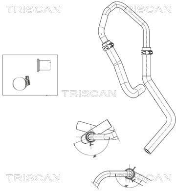 Hydraulic Hose, steering 8516 29059