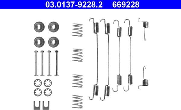 Accessory Kit, brake shoes 03.0137-9228.2 - image 2