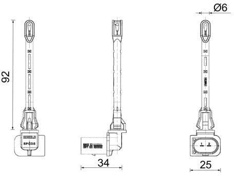 Sensor, interior temperature BEHR *** PREMIUM LINE *** ASE30000P - image 2